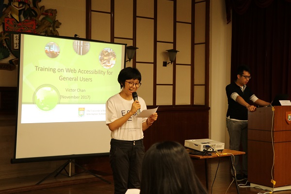 Training on Web Accessibility for General Users.