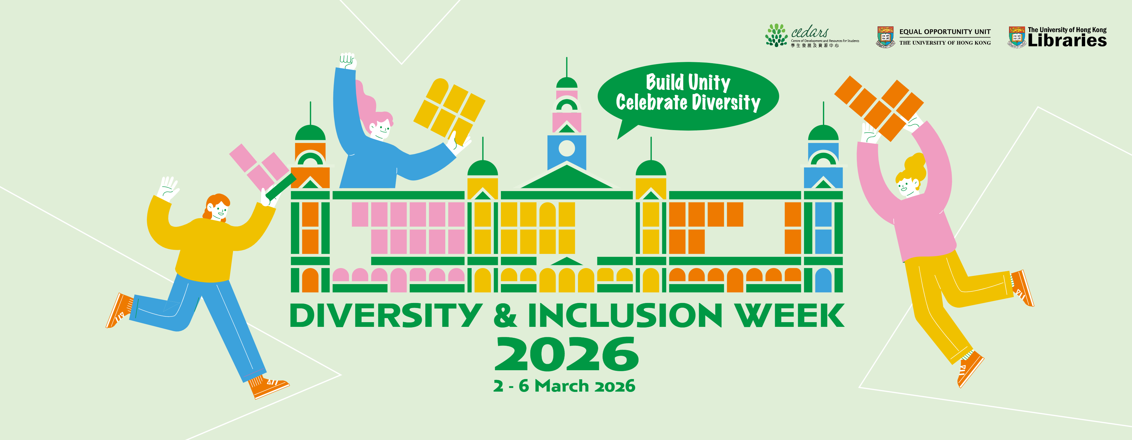 Header banner of Diversity & Inclusion Week. Content same as text in the webpage.