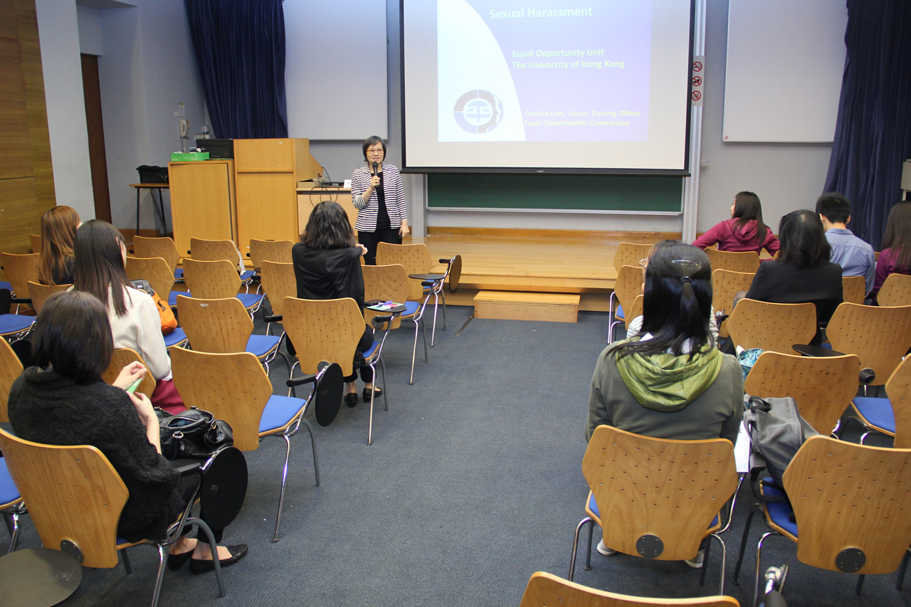 Talk on 'Sexual Harassment' Event Photo.