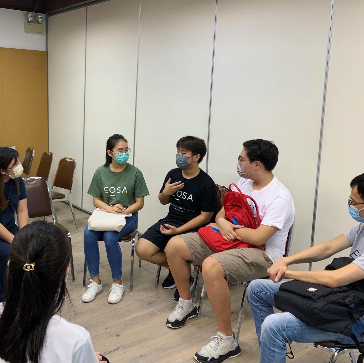 Photo of EOSA Service Day: EOSAs sharing opinions
